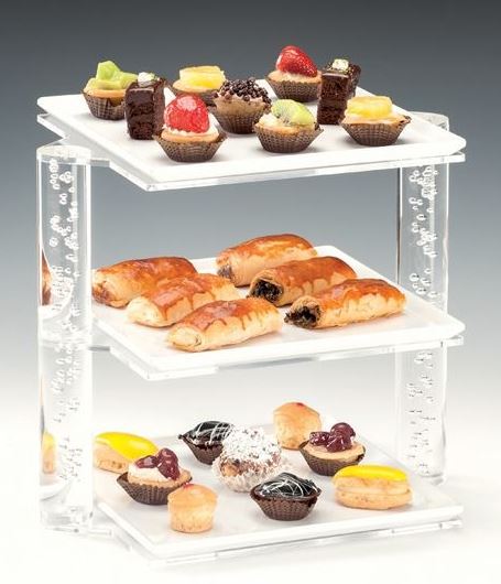 Display Stand With Melamine Tray