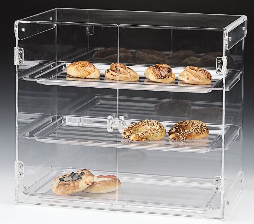 Display Stand With Polycarbonate Tray