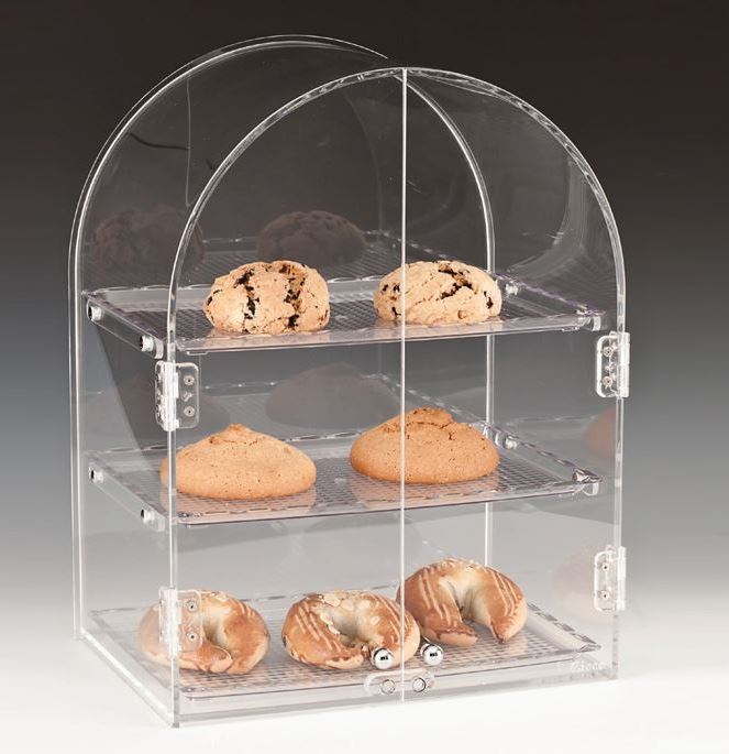 Display Stand With Polycarbonate Tray