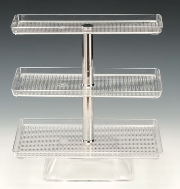 Display Stand With Polycarbonate Tray