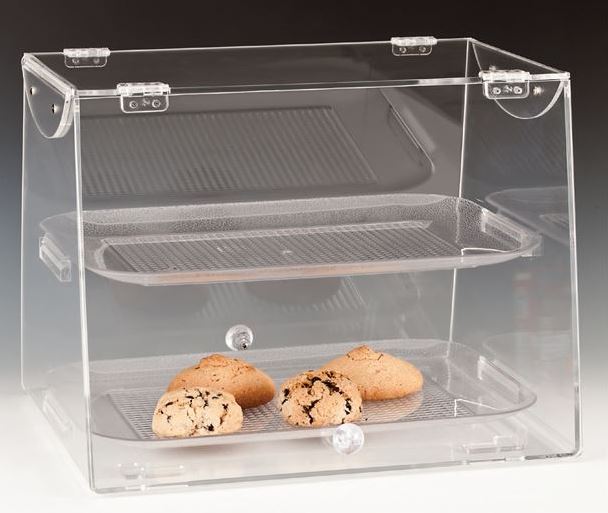 Display Stand With Polycarbonate Tray