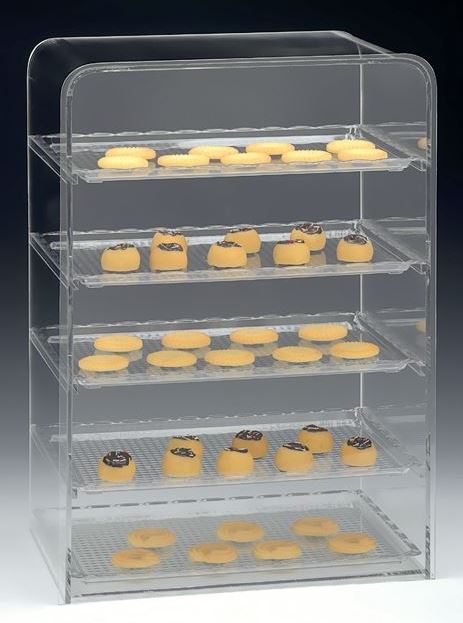Display Stand With Polycarbonate Tray