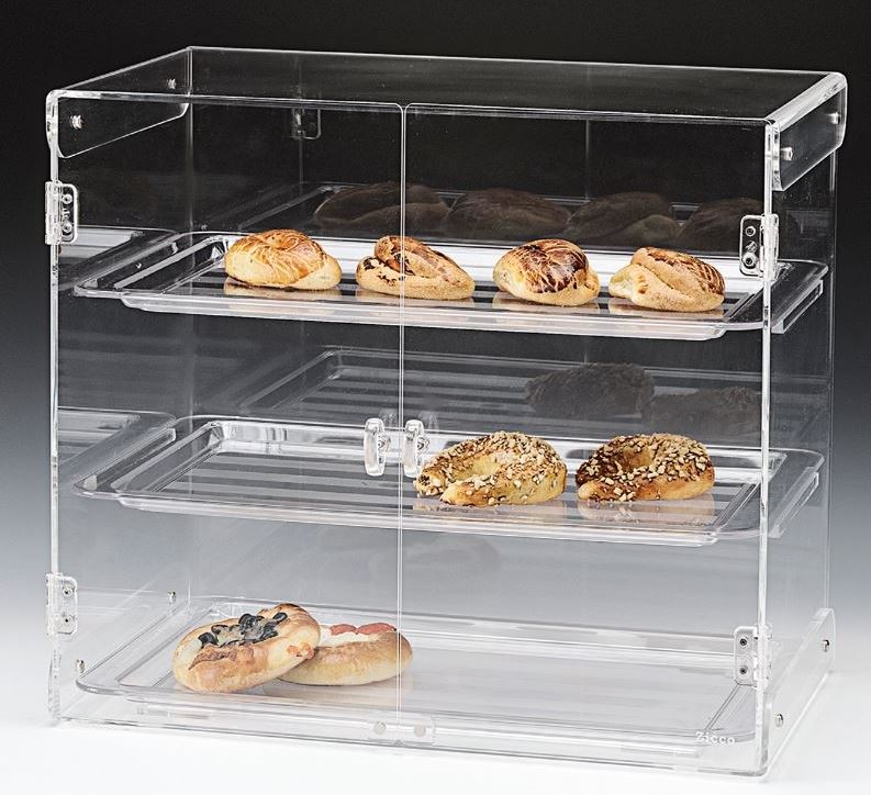 Display Stand With Polycarbonate Tray