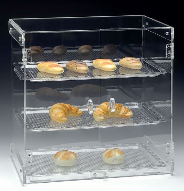 Display Stand With Polycarbonate Tray