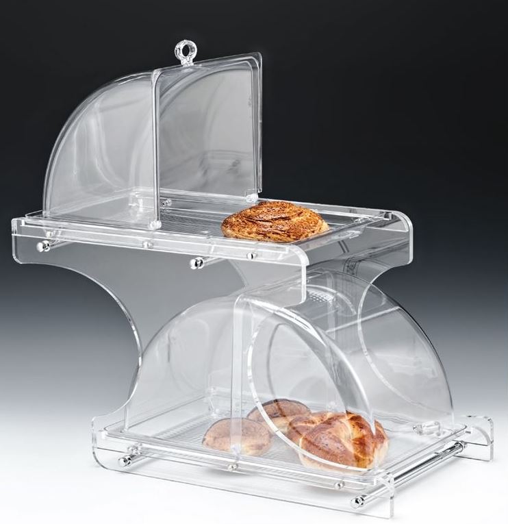 Display Stand With Polycarbonate Tray