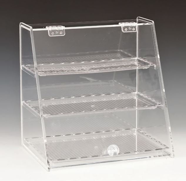 Display Stand With Polycarbonate Tray