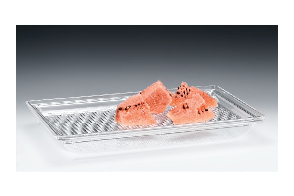 Water Melon Display Tray (Polycarbonate Tray Acrylic Bottem) / Big