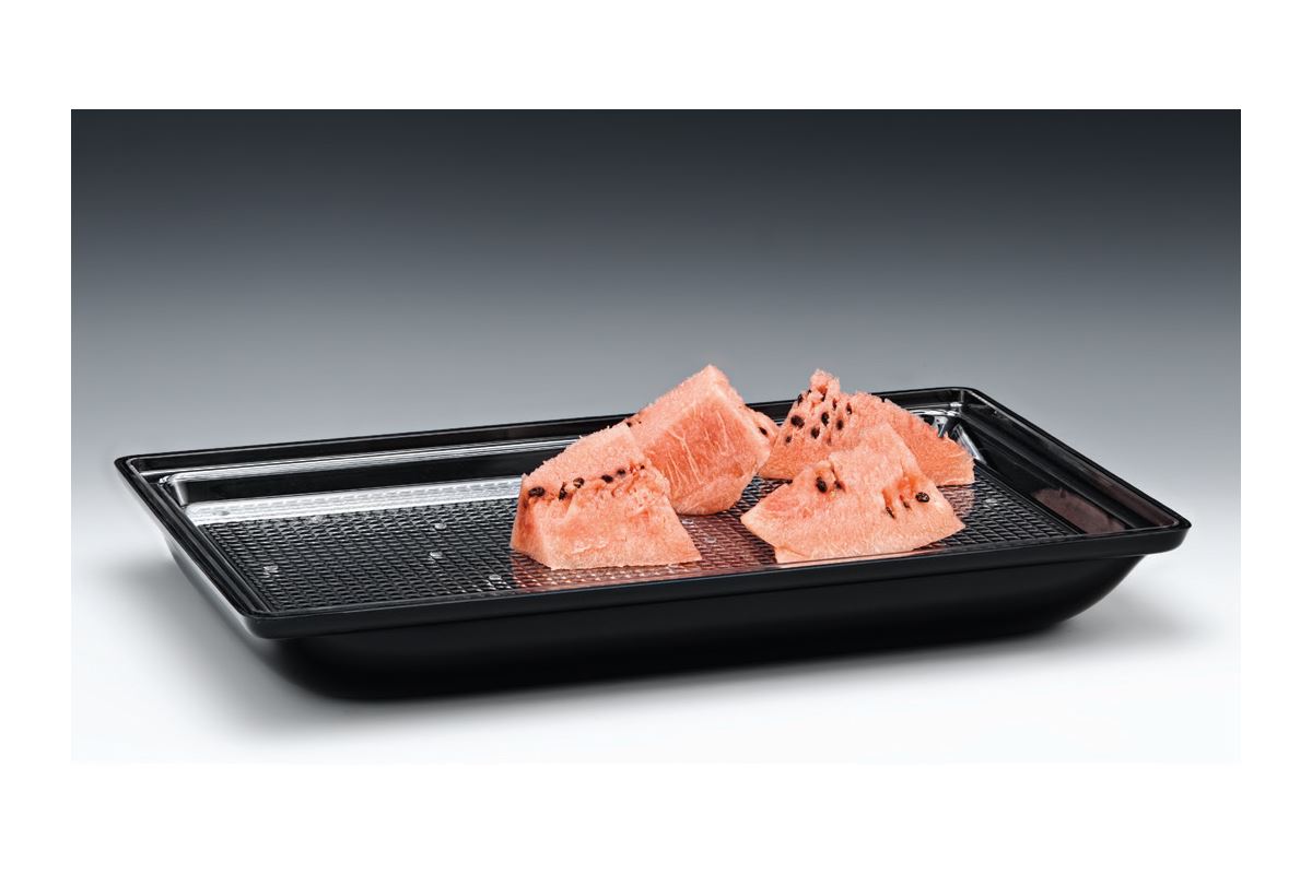 Water Melon Display Tray (Polycarbonate Tray Acrylic Bottem) / Big