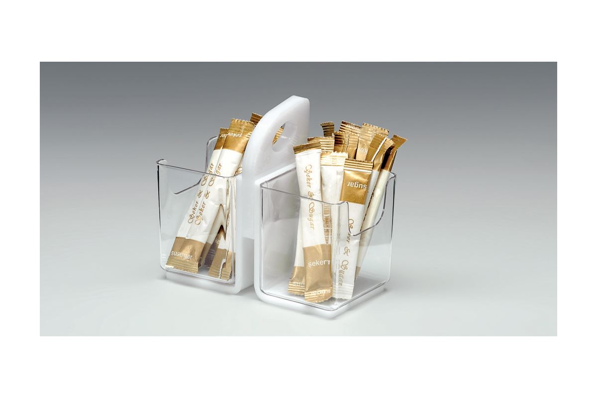 Bar Plastic Bag Sugar Holder Polycarbonate
