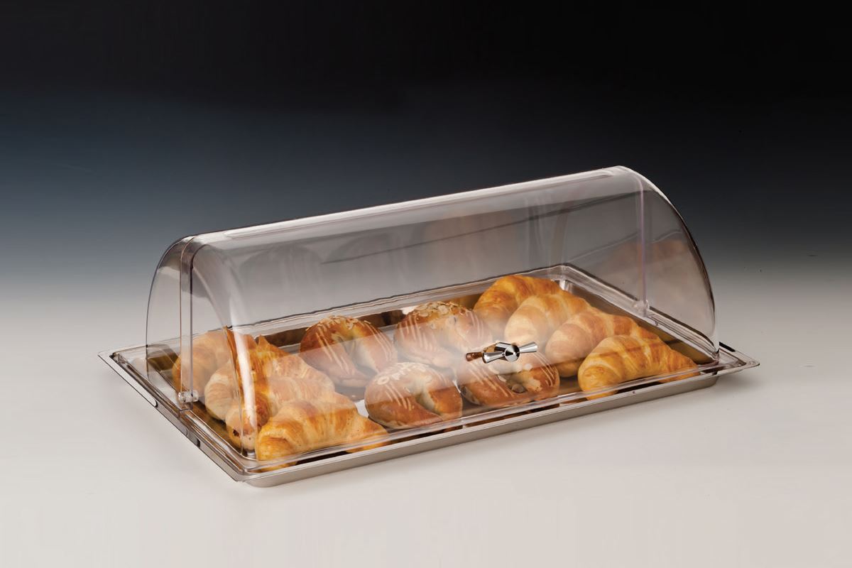 Food Container With Polycarbonate Rolltop Lid / Small