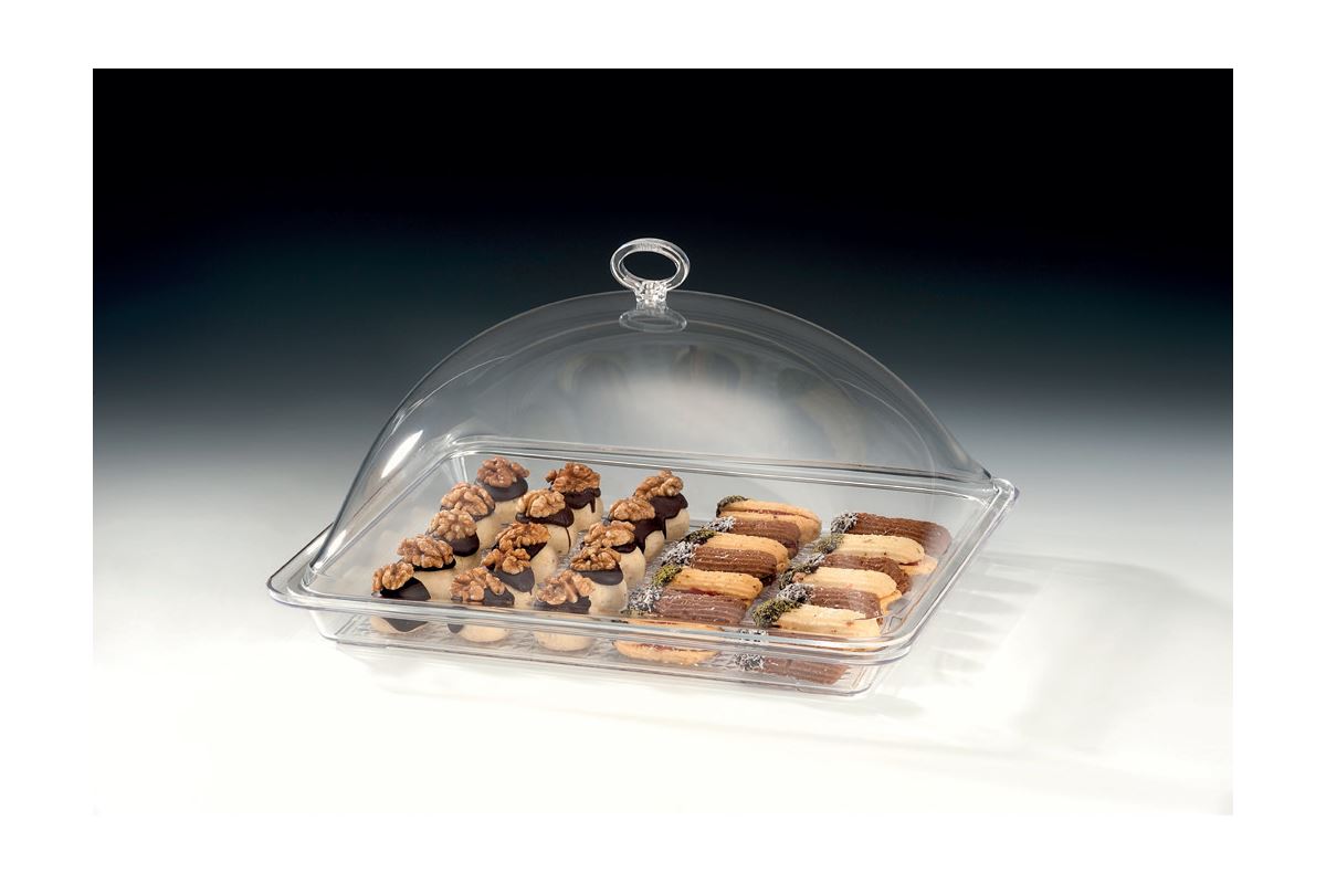 Food Contaıner Wıth Polycarbonate Tray Gn1/2