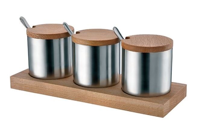 Triple Spice Shaker Set (Mat-Glossy)