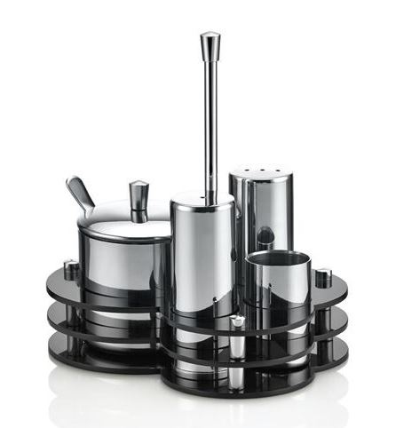 4 Pcs Salt Spice Shaker Set (Glossy)