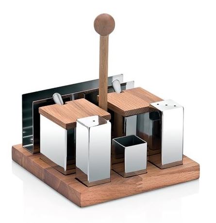 Sestet Square Salt Spice Shaker Set (Mat-Glossy)