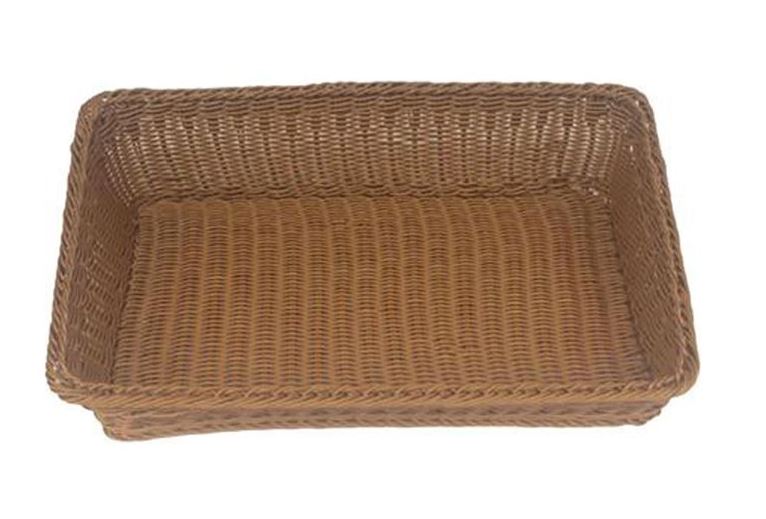 Open Buffet Plastic Bread Basket (Rectangle)