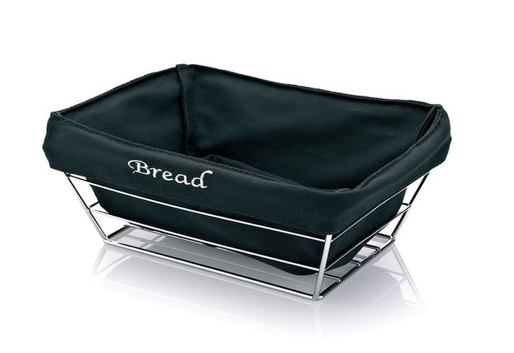 Wire Bread Baskets With Fabric (Rectangle)