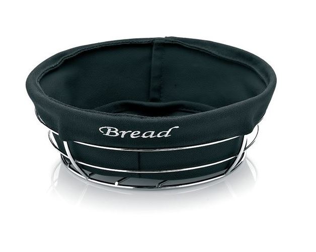 Wire Bread Baskets With Fabric (Round)
