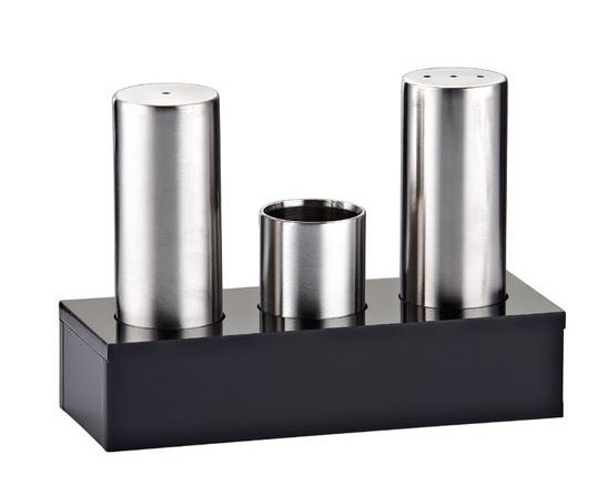 Triple Thin Salt Shaker Set (Mat)