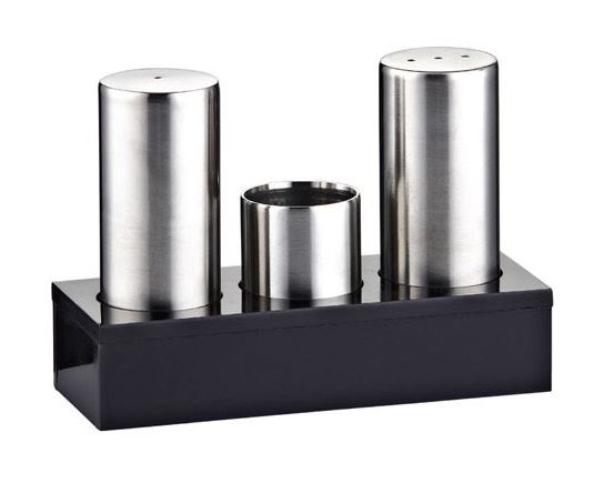 Triple Thin Salt Shaker Set (Glossy)