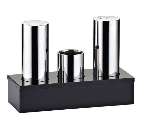 Triple Closed Salt Shaker Set (Glossy)