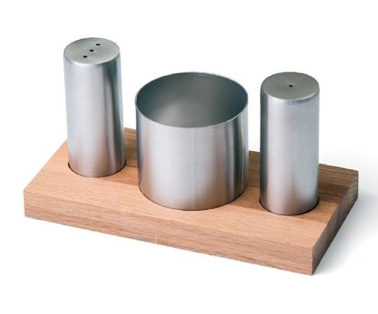 Triple Salt Shaker-Sugar Bowl Set