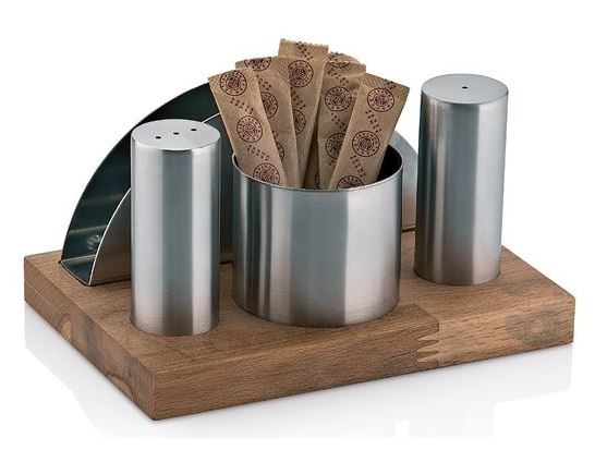4'lü Round Salt Shaker Set (Mat-Glossy)