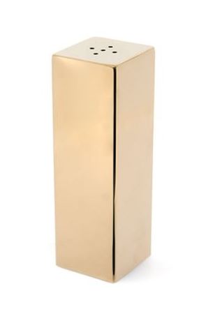 Single Square Salt Shaker (Gold)