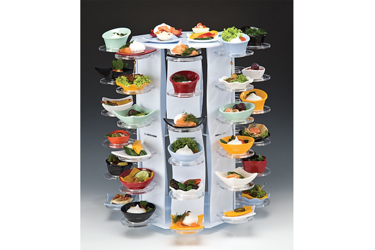 Rotating Acrylic Minimel Display Stand with 52Pieces