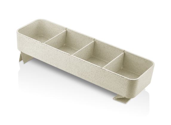 RIVERIA Container with 3 pcs. Dividers & 2 pcs. Risers