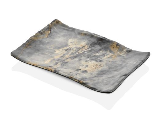 ROYAL MARBLE Terra Rectangular Plate