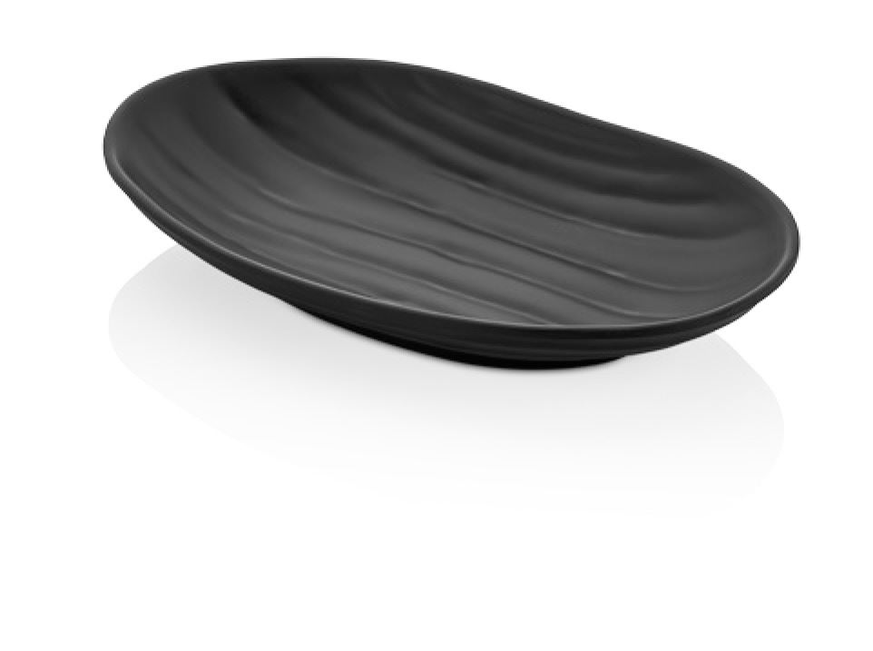 TERRA BLACK Elips Plate