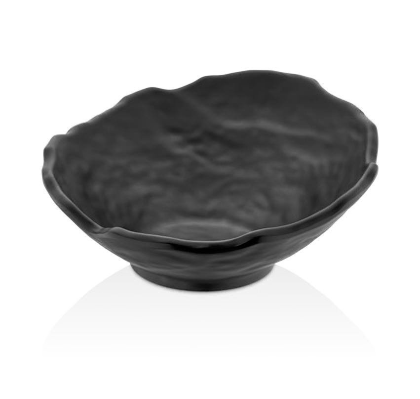 TERRA BLACK Slanted Bowl