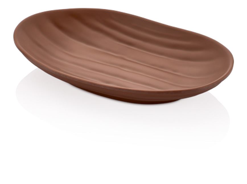 TERRA BROWN Elips Plate