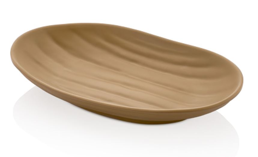 TERRA MILKY COFFEE Elips Plate