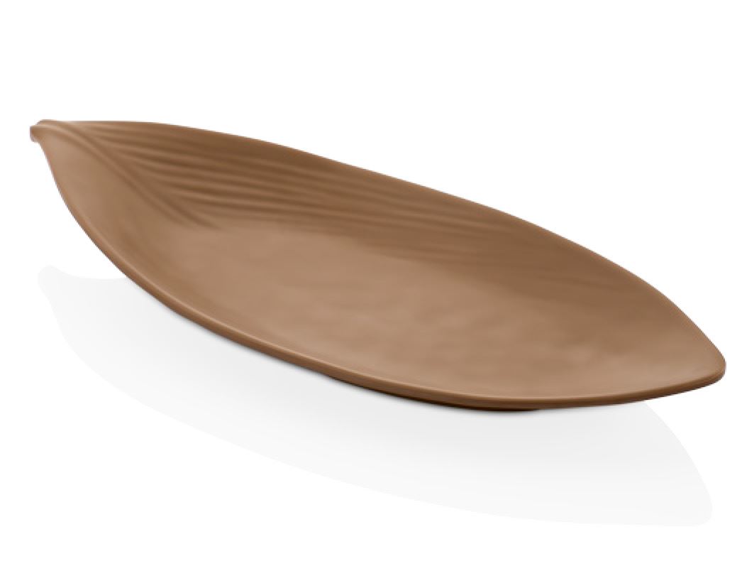 TERRA MILKY COFFEE Leaf Plate