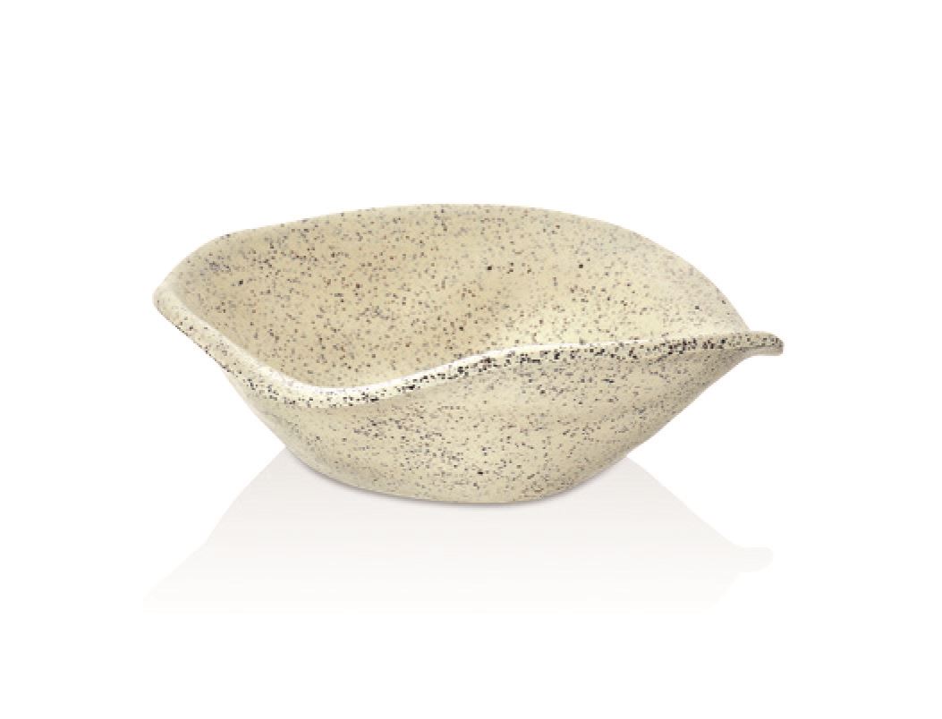 WHITE GRANITE Poti Bowl