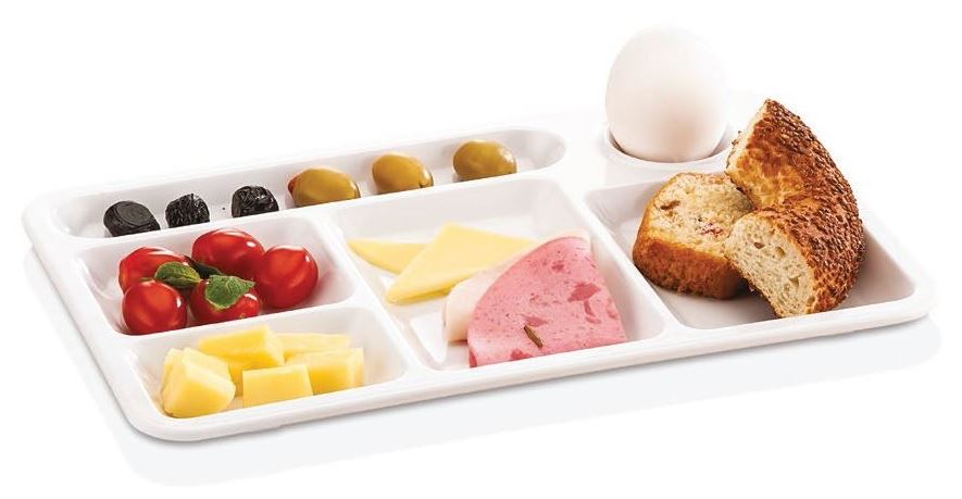Breakfast Self Service Tray