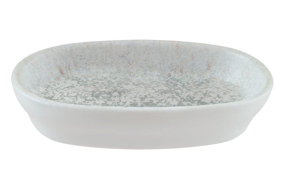 Lunar Ocean Porcelain Plain Plate 10 cm