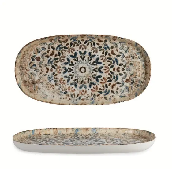 Toledo Oval Plate Flat