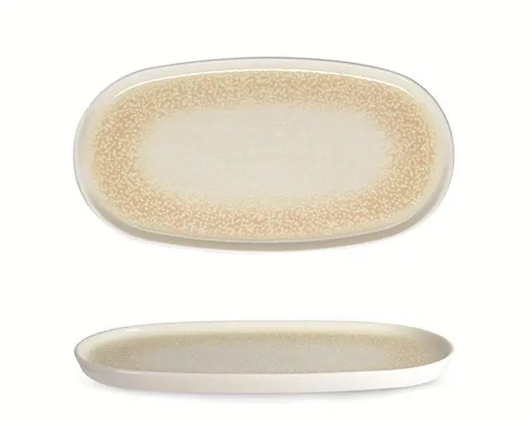 Toledo Oval Plate Flat