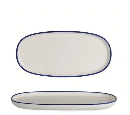 Toledo Oval Plate Flat