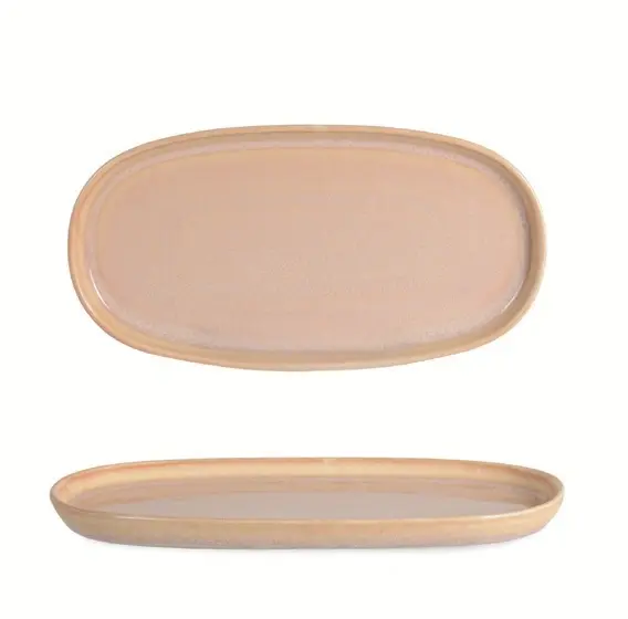Toledo Oval Plate Flat