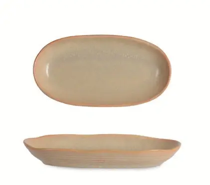Kayla Organic Oval Plate