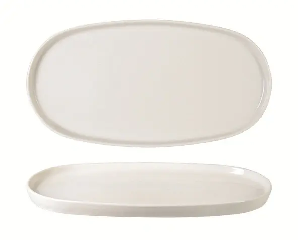 Toledo Oval Plate Flat