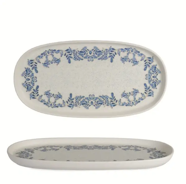 Toledo Oval Plate Flat