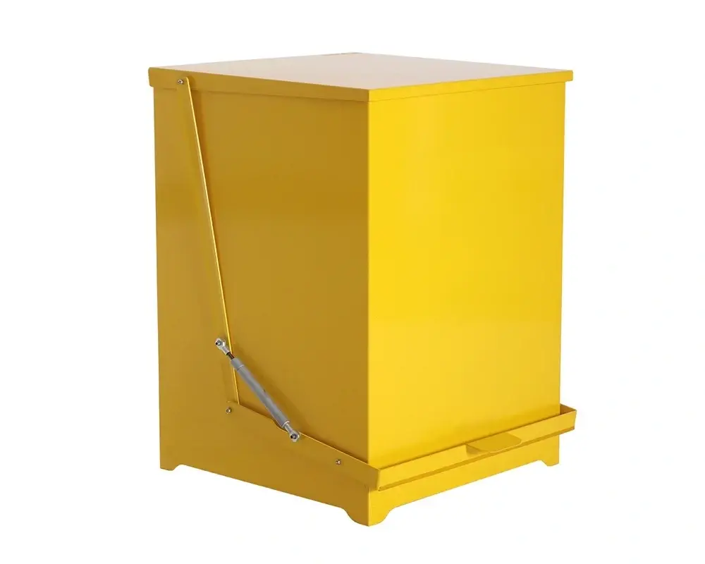 Epoxy Coated Hydraulic Waste Receptacle