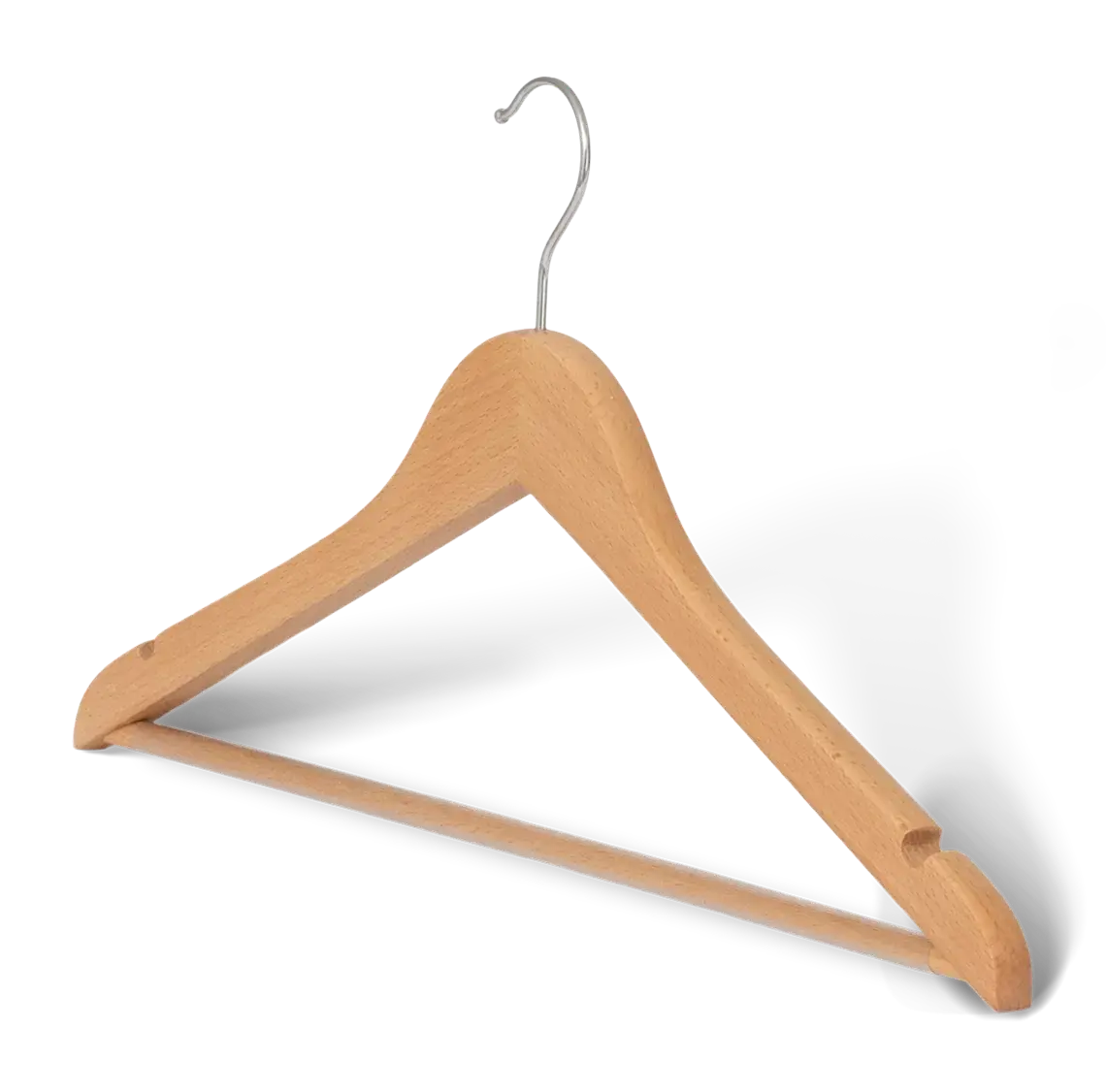 Melville Hanger with hook and bar Natural